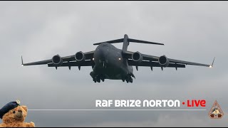 Live from RAF Brize Norton 061222  QRA Voyager Scramble w C130J and A400 ATLAS action watchnow [upl. by Ecnatsnok]