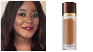 TOM FORD TRACELESS PERFECTING FOUNDATION SPF15  REVIEW  DEMO RITA MBEAUTY [upl. by Alieka]