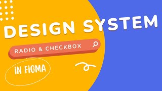 How to Create Radio Buttons and Checkbox in Figma  Part2  Figma Tutorial [upl. by Docile126]