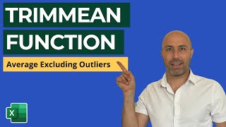 TRIMMEAN Function Average Excluding Outliers in Excel [upl. by Seda479]