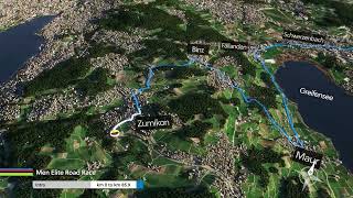 UCI World Championships Zürich 2024  Road Race Men Elites [upl. by Riannon]