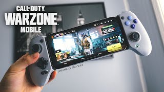 Warzone Mobile on my iphone 15 pro max amp Gamesir Controller Settings Gameplay POV [upl. by Ephrem]