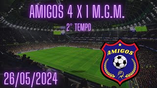 Campeonato Sorteio 2024 MESC Amigos 4 x 1 MGM 2° tempo [upl. by Kyred83]