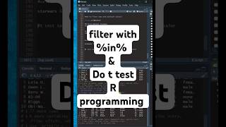 Filtering Rows Based on Multiple Criteria with in rprogramming tidyverse datascience [upl. by Sophi]