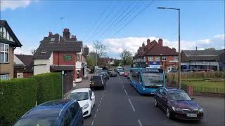 FULL ROUTE VISUAL  Greater Anglia Rail Replacement Witham to Newbury Park Slow  952 YN08 MLF [upl. by Galvin]