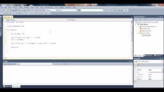 Microsoft Visual Studio C Tutorial 3 Getting user input HD [upl. by Artim]