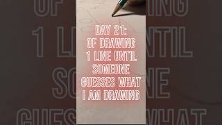 day 21 of drawing 1 line [upl. by Cyndi910]