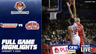 NorthPort vs Brgy Ginebra highlights  PBA Season 48 Commissioners Cup  Jan 7 2023 [upl. by Assilrac246]