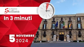 “IN TRE MINUTI” NOTIZIARIO DEL 5 NOVEMBRE 2024 [upl. by Amadis]