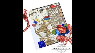 Authentique Paper School Days Mini Album Project Share with Tips and Tricks [upl. by Schinica129]