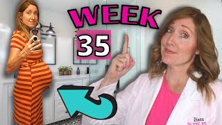 35 Weeks Pregnant  What to Expect at 35 Weeks in Months [upl. by Orsini120]