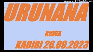 URUNANA RWO KUWA KABIRI 26 09 2023 pro [upl. by Bogusz]