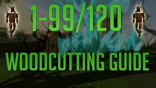 Runescape 3  199120 Woodcutting guide 2019 [upl. by Akenit]