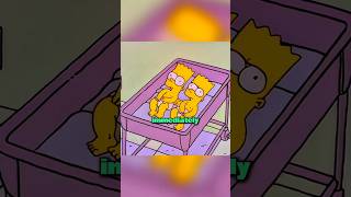 Barts Lost Twin Story Unveiled😱 simpsons shorts [upl. by Lentha]