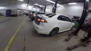 Lancer Ralliart Borla Exhaust [upl. by Onek272]