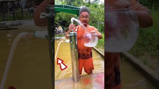 sludge water cleaning machine 😱 shortsfeed viralshort viralvideo [upl. by Ynaffet]