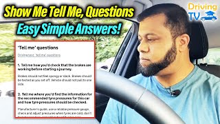 SHOW ME TELL ME QUESTIONS IN SIMPLE ANSWERS [upl. by Barabas]