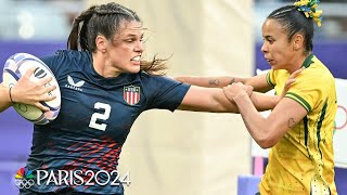 US womens rugby stays undefeated in pool play with win over Brazil  Paris Olympics  NBC Sports [upl. by Dare755]