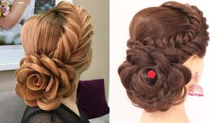 Cute Fishtail Braid Hairstyles  Easy amp Unique Hairstyle Updo Hairstyle  Bun Hairstyle [upl. by Whitehouse143]