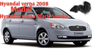 Hyundai Verna Diesel Black smoke  Smoke Problem😲🤔😎😱 [upl. by Egdamlat]