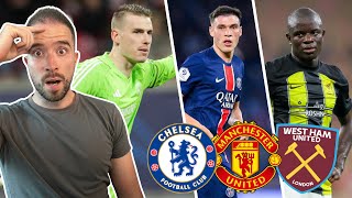 Lunin To Chelsea is HAPPENING  Ugarte To Man United  Kante To WEST HAM [upl. by Esiom]