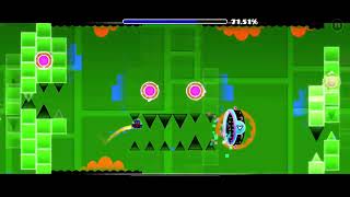 Invisible Clubstep Geometry dash geometrydash gameplay games [upl. by Alegnaed]