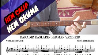 KARADIR KAŞLARIN solfej Detaylı Anlatımı [upl. by Eiffub]