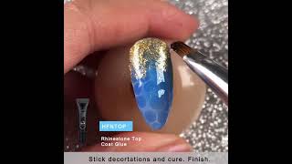 Rosalind Nail Art Tutorial Gel Polish Bubble Effect [upl. by Eeryk]