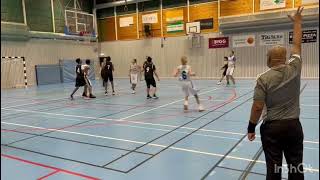 Flens Basket vs Eskilstuna basket highlights vinst till Flen 6361 [upl. by Stilu]