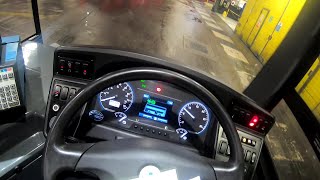 London Bus Daily Checks  Light Run POV [upl. by Hareehahs397]