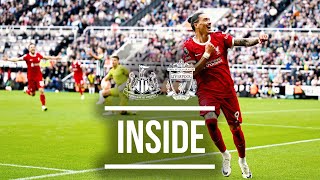 INSIDE Newcastle Utd 12 Liverpool  INCREDIBLE behindthescenes from dramatic comeback [upl. by Esinehc980]