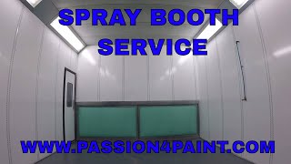 HALTEC SPRAY BOOTH Service And Refurb Including BAXT WP10 Wall Coating Review [upl. by Eiramllij]