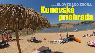 Kúpanie Kunovská priehrada  Pláž  Vodná nádrž Kunov [upl. by Uriiah218]