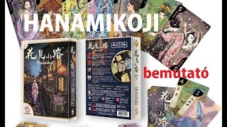 Hanamikoji  társasjáték bemutató [upl. by Terina835]