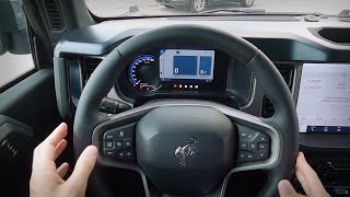 Steering Wheel and Instrument Cluster in the 2021 Ford Bronco  Bronco Tech Breakdown [upl. by Murton]