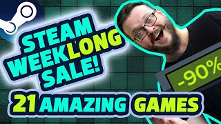 Steam Weeklong Deals 21 Games Awesome Steam Sale  June 4  June 10 [upl. by Lewak]