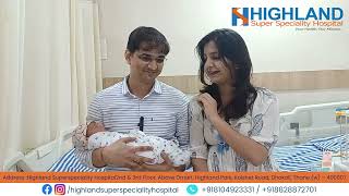 TESTIMONIAL  DELIVERY PATIENT  DR RUJUTA PATIL  HIGHLAND HOSPITAL THANE [upl. by Mell]