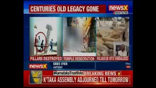 Sree Iyer debates on NewsX on Karnataka Temple vandalism and FaceApp privacy issues [upl. by Nnylirej]