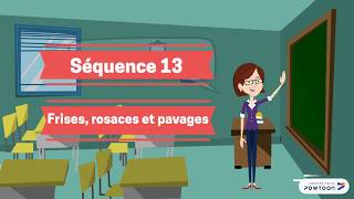 Séquence 13  Frises rosaces et pavages  Quatrième [upl. by Niamert]