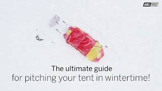 The ultimate guide for pitching your tent in wintertime [upl. by Letnahs]