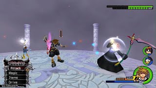 Kingdom Hearts 2 Absent Silhouette Marluxia  Level 1 Critical [upl. by Doane]