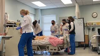 Nursing School CPR SIM lab  Western Nevada College [upl. by Bluefarb]