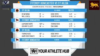 Victorian Premier Cricket  Kookaburra Mens Firsts  Rd18  Fitzroy Doncaster v St Kilda  Day 2 [upl. by Mackenzie895]