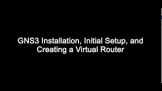 GNS3 VM Installation and Setup with VMware  Creating Virtual Cisco Router [upl. by Eenhpad104]