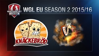 World of Tanks  Knackebrod vs Oops  WGLEU Season 2 201516  Matchweek 10 Day 1 [upl. by Pulling299]