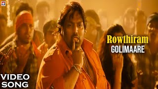 Golimaare Video Song  Rowthiram Tamil Movie  Jiiva  Shriya  Gokul  Prakash Nikki [upl. by Katushka]