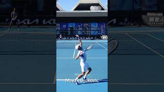 Novak Djokovic Serve  Slow Motion shorts [upl. by Yraillih]