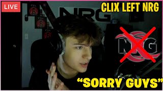 CLIX Reveals The Truth About Leaving NRG Fortnite [upl. by Doersten]