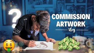 How I draw commission work 🤔 [upl. by Nyahs]