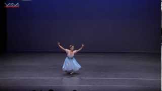 La Sylphide ballet school  Maria Bodea Giselle  YAGP Brussels 2013 [upl. by Alhan266]